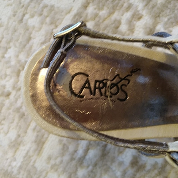 Carlos by Carlos Santana "Battle" Gladiator Leather Sandals 9.5M - Picture 8 of 16